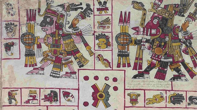 Zdigitalizovan aztck kalend, kter uchovv vatiknsk knihovna