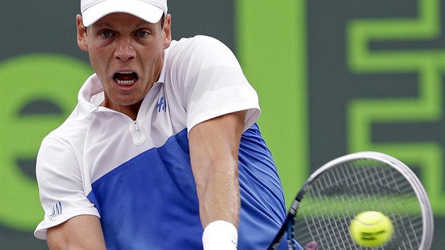 Tom Berdych ve tvrtfinle turnaje v Miami