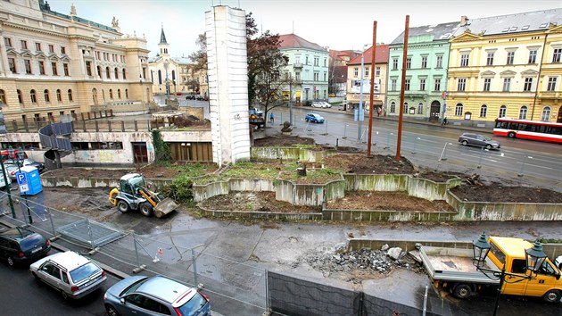 Rekonstrukce divadelnch teras v Plzni.