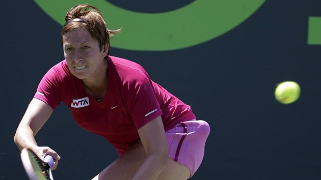 Yvonne Muesburgerov na turnaji v Miami.
