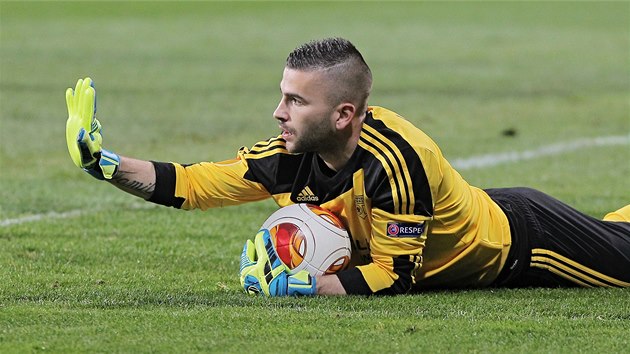 MM HO. Anthony Lopes, brank Lyonu, bhem utkn s Plzn.