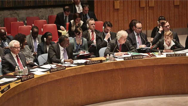 Na jednání Rady bezpenosti OSN v New Yorku to velo. Kvli ukrajinské krizi se