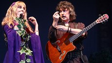 Candice Night a Ritchie Blackmore na Sychrově v roce 2009. Candice Night a Ritchie Blackmore na Sychrově v roce 2009.