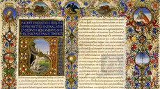Zdigitalizovaná renesanní miniatura, kterou uchovává vatikánská knihovna