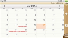 PS Vita - aplikace kalendá