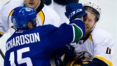 PTKA. Brad Richardson z Vancouveru a Ryan Ellis z Nashvillu mají rozdílný