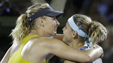 Lucie afáová a Maria arapovová na turnaji v Miami 