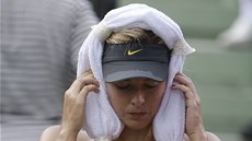 Maria arapovová ve tvrtfinále turnaje v Miami.