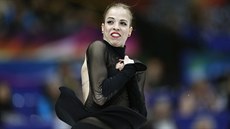 Italská krasobruslaka Carolina Kostnerová na svtovém ampionátu v Japonsku,...