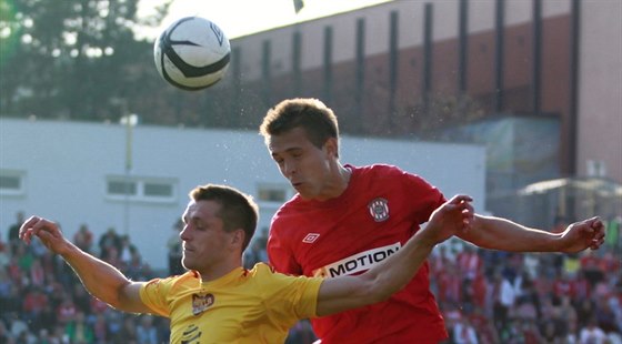 Momentka z duelu Brno - Dukla