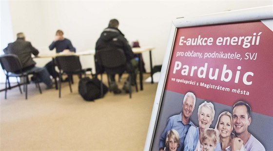 Aukce energií v Pardubicích