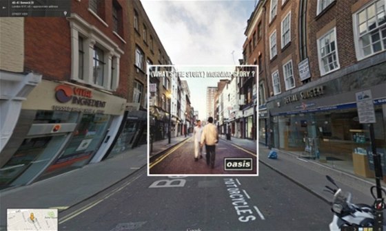 Halley Docherty do Google Street View zapustil slavný obal alba (What's the