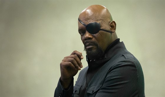 Samuel L. Jackson hraje ve filmu Captain America: Návrat prvního Avengera...