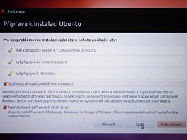 Instalace Ubuntu