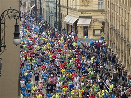 Momentka z Praského plmaratonu