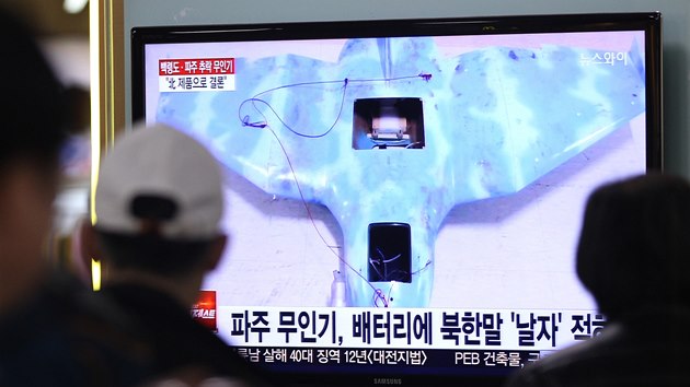 O nlezu dron informovala i jihokorejsk mdia.