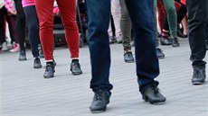 Stepaský flashmob za úasti 100 taneník zahájil pátý roník Mezinárodního...