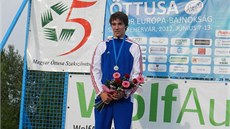Jan Kuf se stříbrnou medailí na juniorském mistrovství Evropy 2012. Jan Kuf se stříbrnou medailí na juniorském mistrovství Evropy 2012.