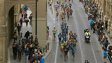Bci Praského plmaratonu krátce po startu