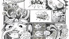 Matyá Trnka, Malý Alená - kreslená stránka první kapitoly plastického komiksu