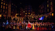 Z inscenace Bohémy v newyorské Metropolitní opeře Z inscenace Bohémy v newyorské Metropolitní opeře