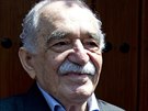 Kolumbijsk dritel Nobelovy ceny Gabriel Garca Mrquez bhem oslav svch 87....