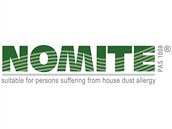 Certifikt NOMITE oznauje textil vhodn pro astmatiky a alergiky.