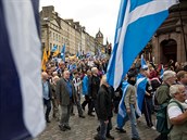 Shromdnn na podporu skotsk nezvislosti v Edinburghu (z 2013)