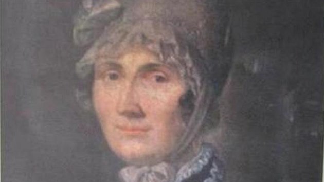 Portrt eny z roku 1813 je na zadn stran na pltn znaen J. D. Grsou.