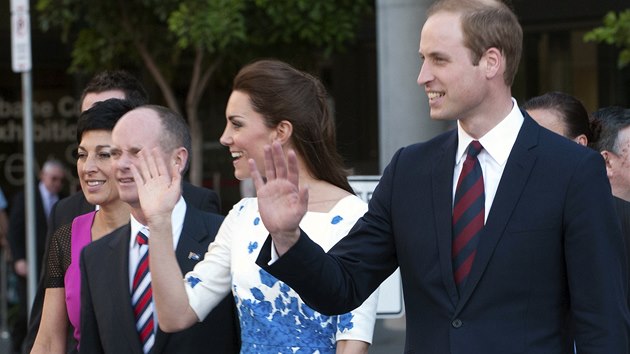 Vvodkyn Kate a princ William na vojensk zkladn v Austrlii.