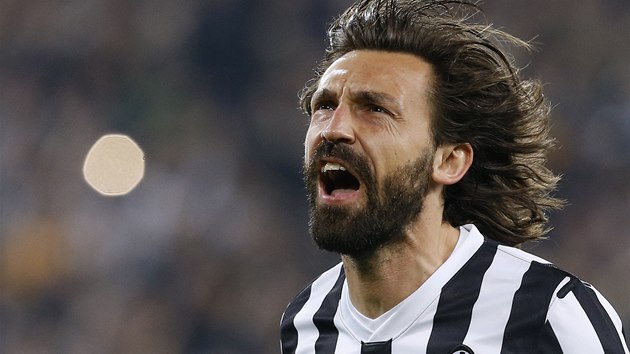 Andrea Pirlo v dresu Juventusu.