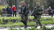 Východodukrajinský Slavjansk padl do rukou proruských ozbrojenc (14. dubna...