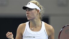 Německá tenistka Angelique Kerberová se raduje z výhry v duelu Fed Cupu s... Německá tenistka Angelique Kerberová se raduje z výhry v duelu Fed Cupu s...