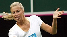 Andrea Hlaváková se pipravuje na semifinále Fed Cupu v Ostrav.