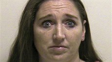 Policejní snímek Megan Huntsmanové, která je obvinná z vrady esti svých...
