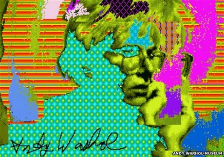 Andy Warhol: Poítaový autoportrét