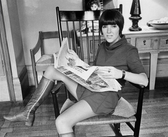 Mary Quantová chtla nosit pohodlné aty, krátké sukn a barevné punochy. A...