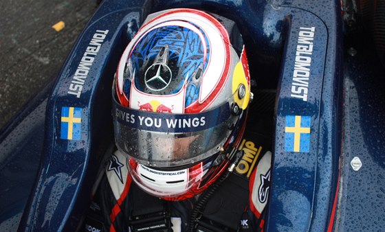 Tom Blomqvist, vítz prvního podniku Evropského ampionítu F3 sezony 2014 .