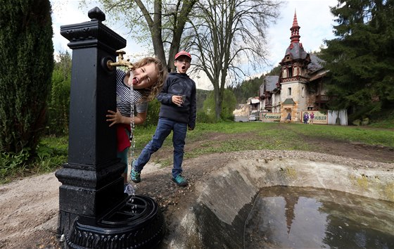 asov omezenou veejnou sbírku na obnovu ve Jindichova dvora (vpravo na pozadí) vyhlásila radnice v Kyselce na konci kvtna.