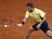 Stanislas Wawrinka ve finle turnaje v Monte Carlu. 