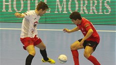 Semifinále futsalové ligy EraPack Chrudim (červená) - Benago Praha. Semifinále futsalové ligy EraPack Chrudim (červená) - Benago Praha.