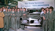 Továrna znaky Volvo ve mst Torslanda slaví výroí 50 let od zahájení výroby.