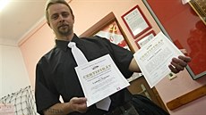 Ladislav ejnoha z Letohradu obdrel v Pelhimov certifikát potvrzující rekord...