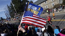 Momentka z Bostonského maratonu. Momentka z Bostonského maratonu.