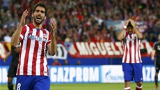 TO JSME MLI DÁT. Raúl García z Atlétika Madrid lituje zahozené ance proti