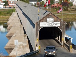 Hartland Bridge, New Brunswick, Kanada. Je to nejdelí krytý most na svt,...