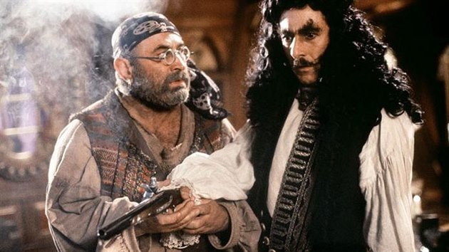 Bob Hoskins a Dustin Hoffman ve filmu Hook (1991)