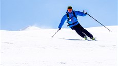 Biatlonista Ondřej Moravec ochutnal skitouring neboli skialpinismus. Biatlonista Ondřej Moravec ochutnal skitouring neboli skialpinismus.