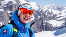 Biatlonista Ondřej Moravec ochutnal skitouring neboli skialpinismus. Biatlonista Ondřej Moravec ochutnal skitouring neboli skialpinismus.