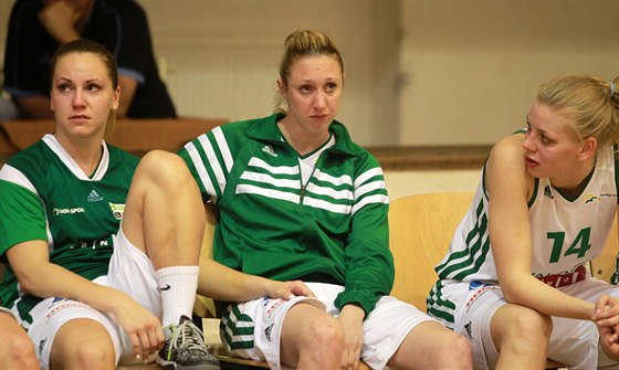 Basketbalistky Valosunu Brno zklamané po nepovedeném duelu o ligový bronz.